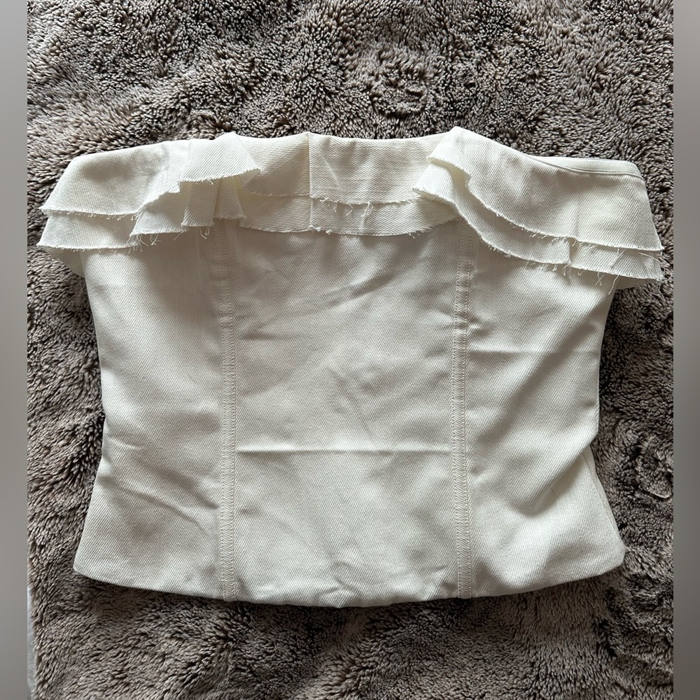 White Fox strapless top